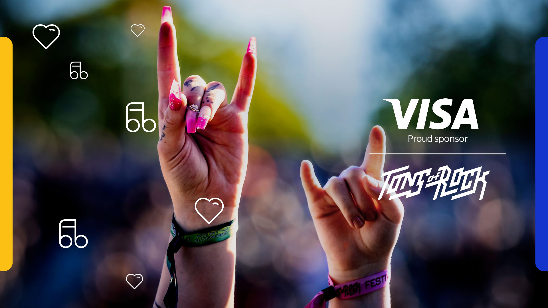 crowd in front of festival stage