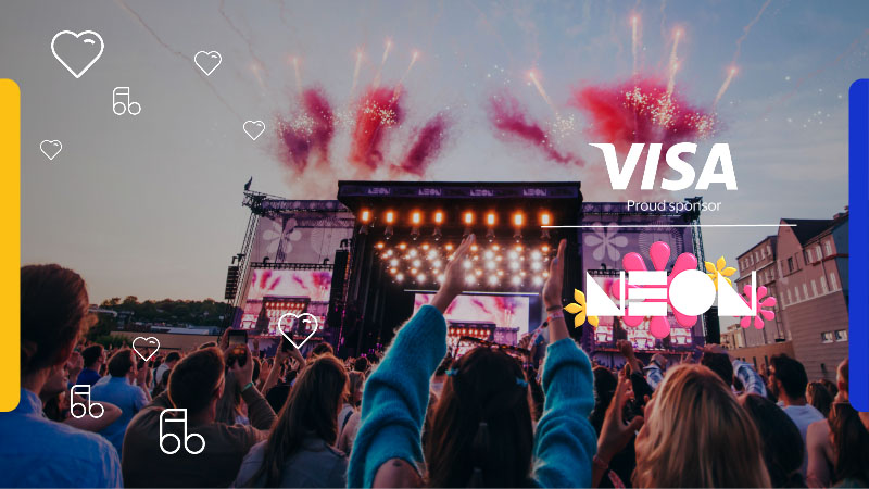 crowd in front of festival stage