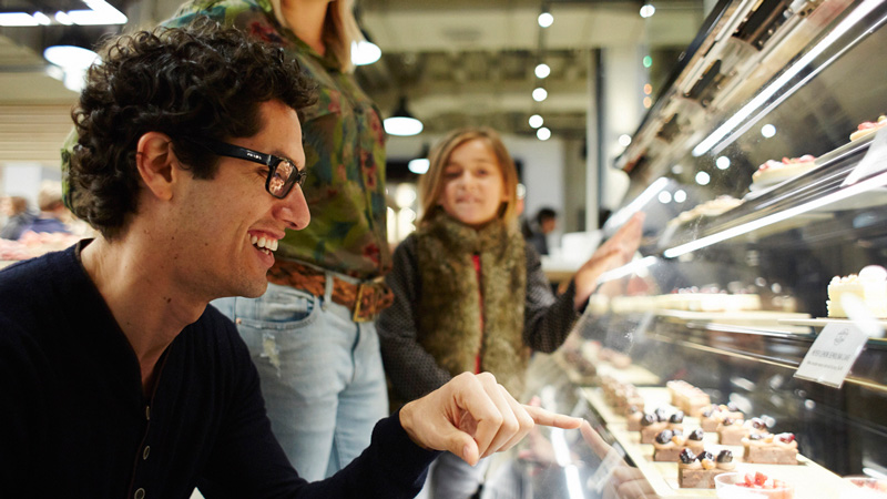 Man in bakery