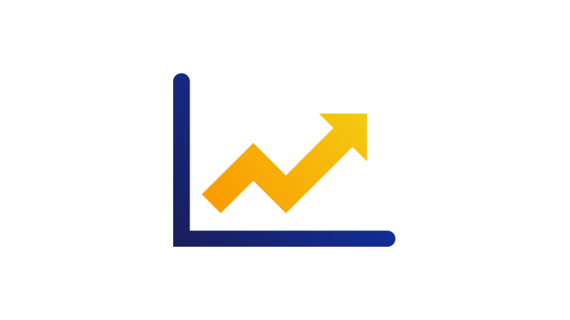 Chart depicting a drop, then upward trajectory. Chart depicting a drop, then upward trajectory.